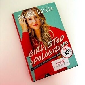 Girl Stop Apologizing by Rachel Hollis- HARDCOVER‎
